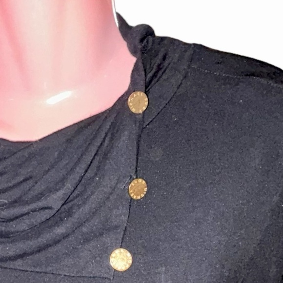 Michael Kors Cowl Neck Long Sleeve Size M Top Blouse - Picture 3 of 11